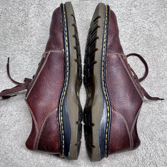 Dr. Doc Martens Ripley Leather Oxford Shoes Mens 11 Brown Split Toe Lace Up main image 4
